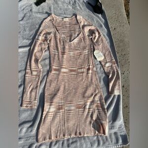 Altar’d State Rust/Ivory Dress M